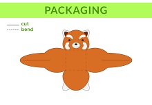 çocuklar için hazır hayvan model maketi şablonu, paper craft model animals